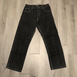 Vintage Y2k Men's Black 34x34 Ubug Jeans Skater Hiphop Grunge Baggy Preowned